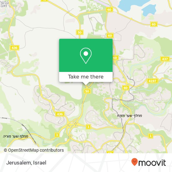 Карта Jerusalem