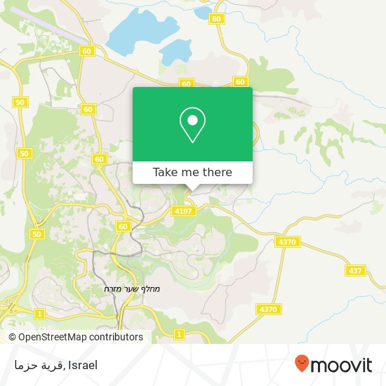 قرية حزما map