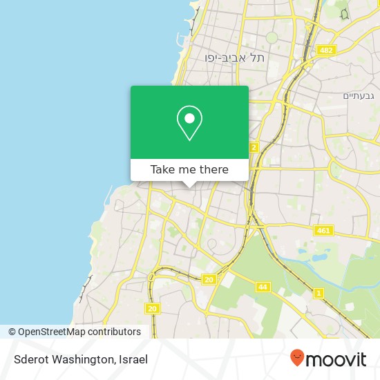 Sderot Washington map