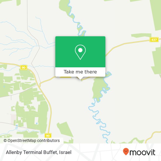 Карта Allenby Terminal Buffet