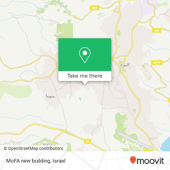Карта MoFA new building