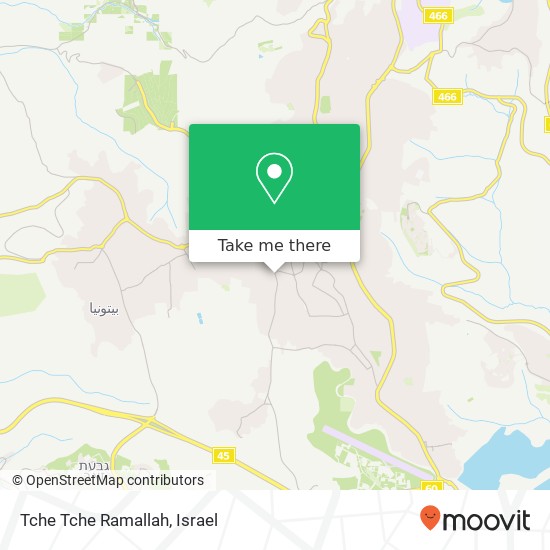 Карта Tche Tche Ramallah