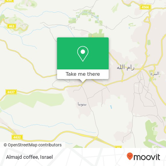 Almajd coffee map