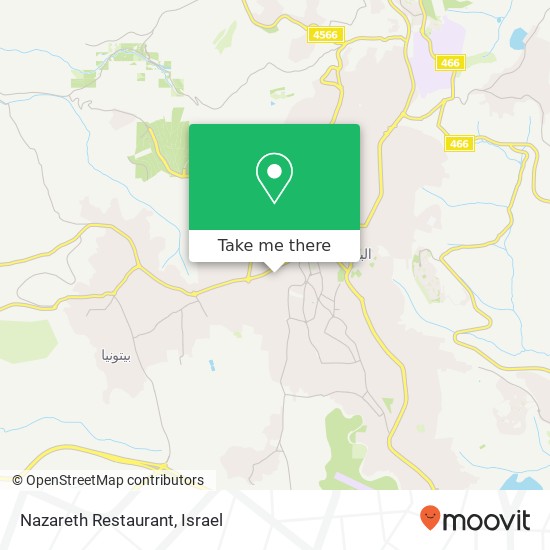 Карта Nazareth Restaurant