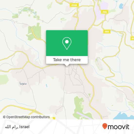 رام الله map