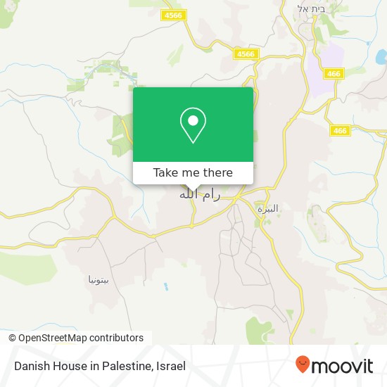 Danish House in Palestine map