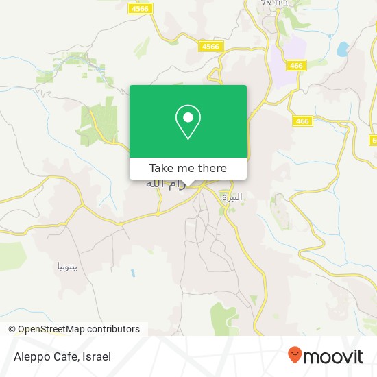 Aleppo Cafe map