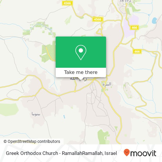 Greek Orthodox Church - RamallahRamallah map