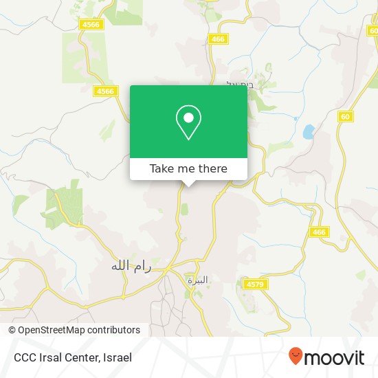 CCC Irsal Center map