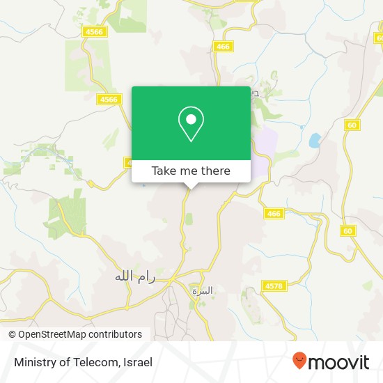 Ministry of Telecom map