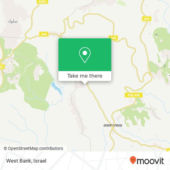 Карта West Bank