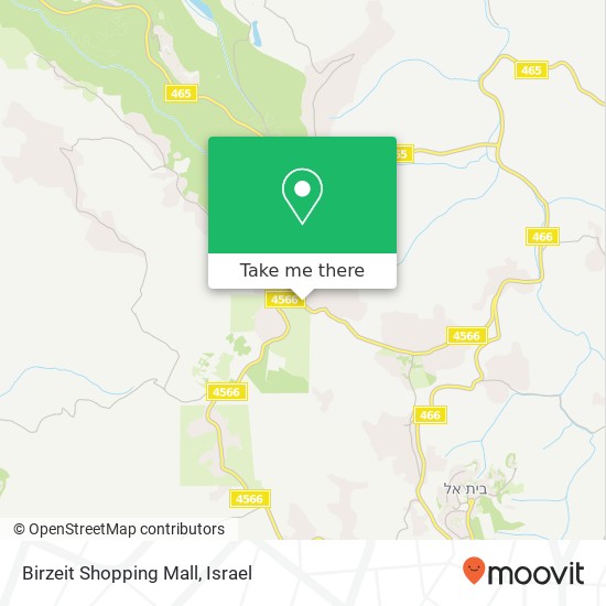 Birzeit Shopping Mall map