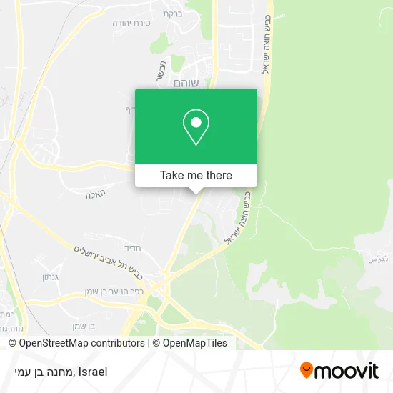 Карта מחנה בן עמי