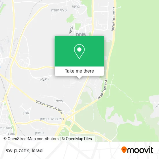 Карта מחנה בן עמי