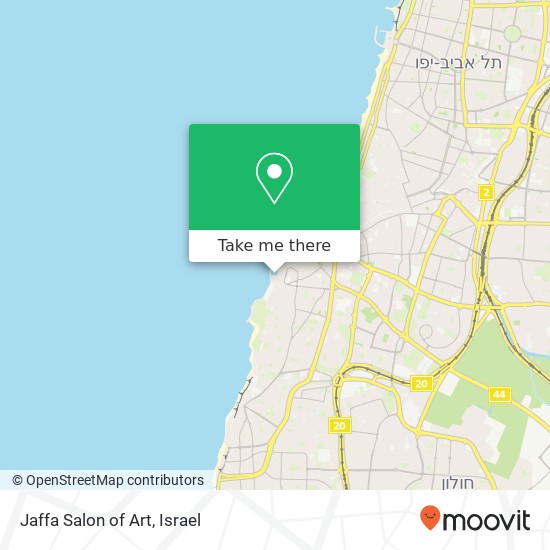 Jaffa Salon of Art map
