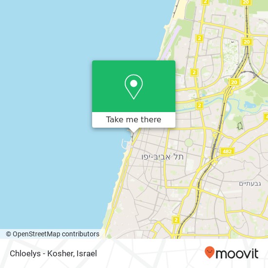 Chloelys - Kosher map