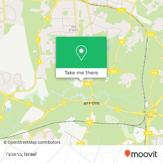 בראנצ'י map