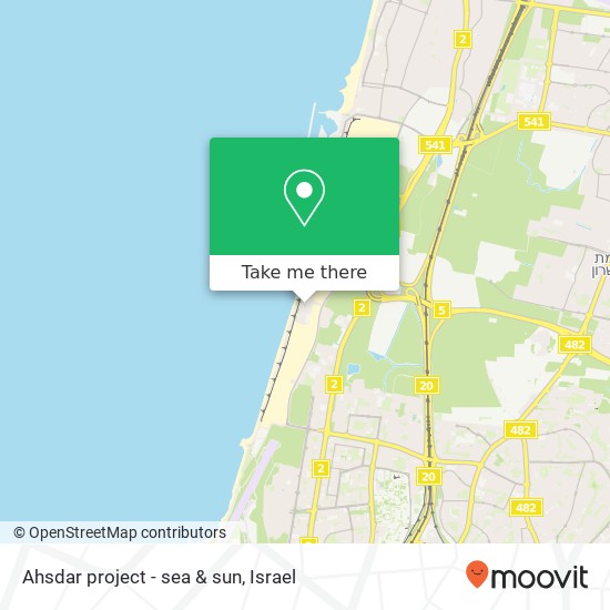 Ahsdar project - sea & sun map