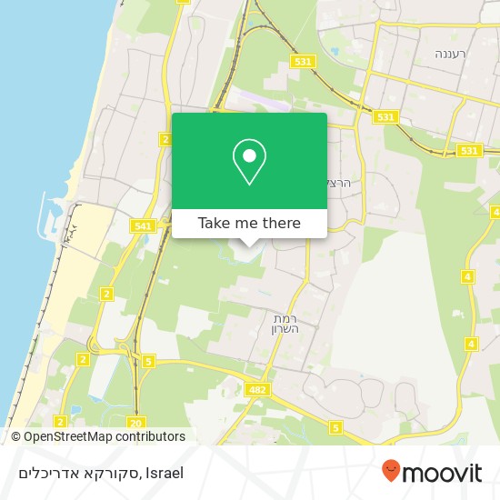 סקורקא אדריכלים map