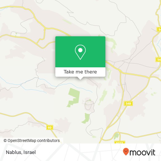 Nablus map