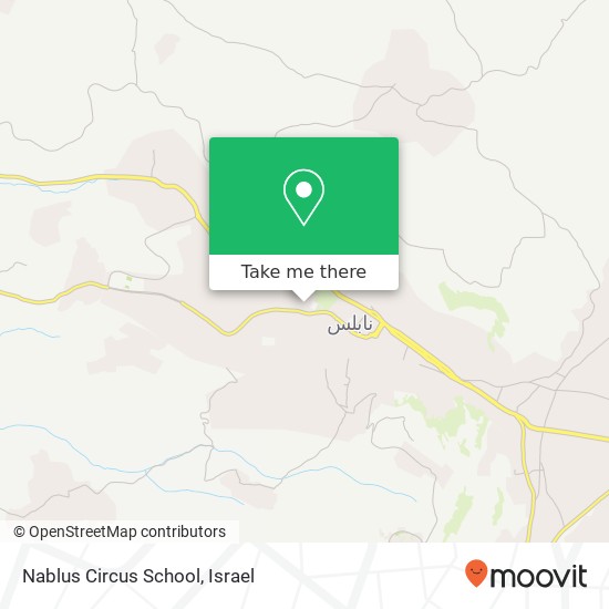 Карта Nablus Circus School