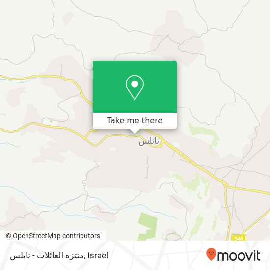 منتزه العائلات - نابلس map