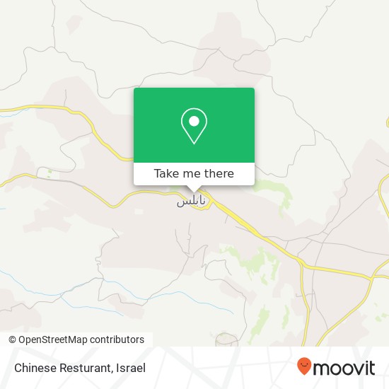 Chinese Resturant map
