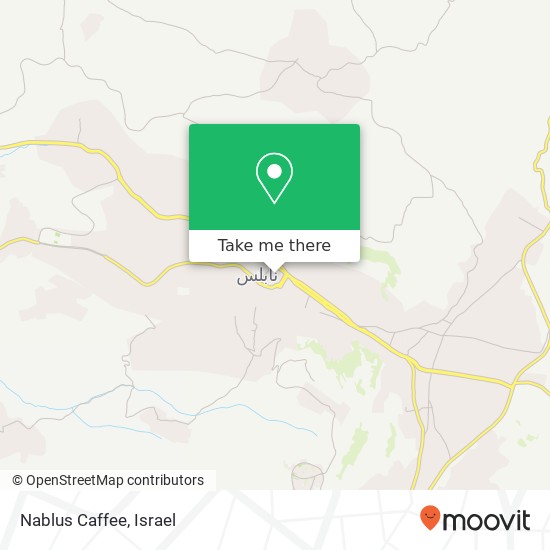 Nablus Caffee map