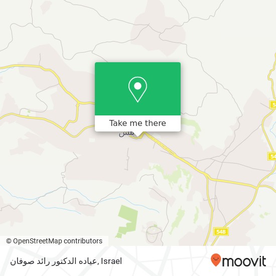 عياده الدكتور رائد صوفان map