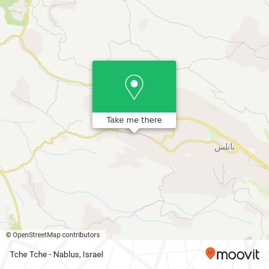 Tche Tche - Nablus map