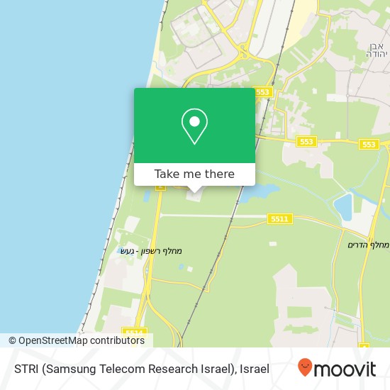 STRI (Samsung Telecom Research Israel) map