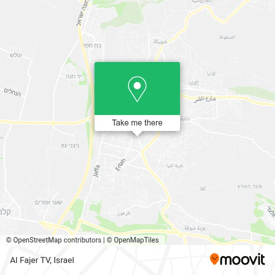 Al Fajer TV map