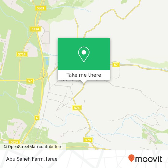 Abu Safieh Farm map