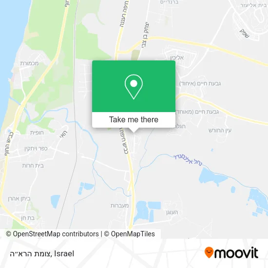 Карта צומת הרא״ה