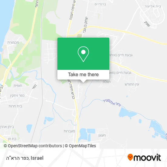 Карта כפר הרא’’ה