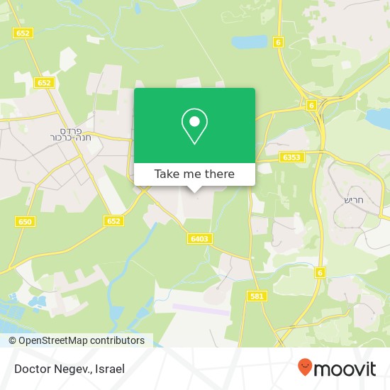 Doctor Negev. map