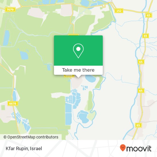 Карта Kfar Rupin