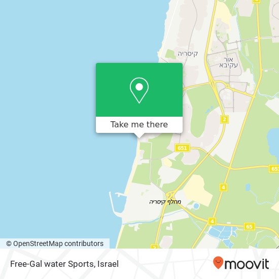Карта Free-Gal water Sports