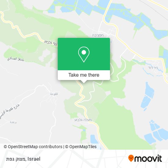 מצוק גפת map
