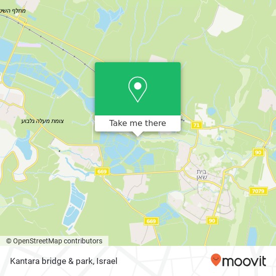 Карта Kantara bridge & park