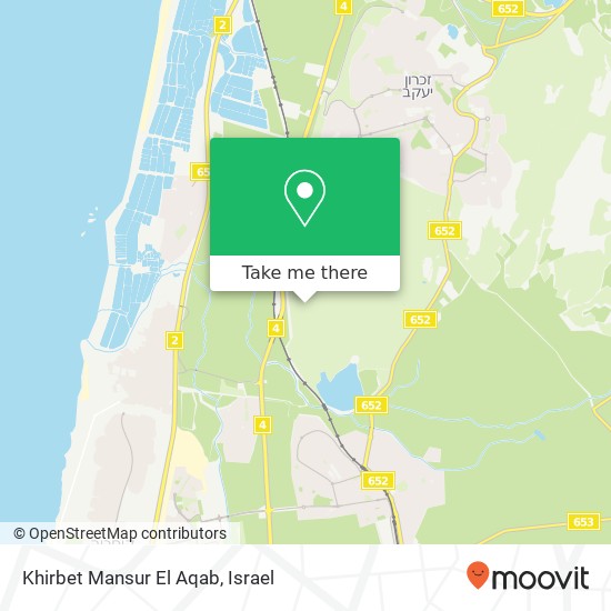 Khirbet Mansur El Aqab map