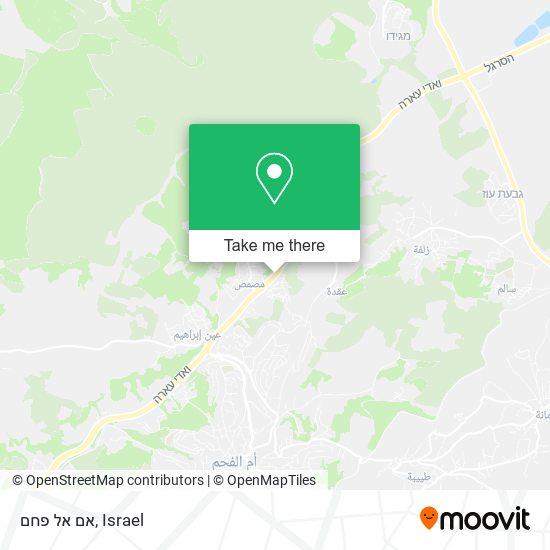 אם אל פחם map