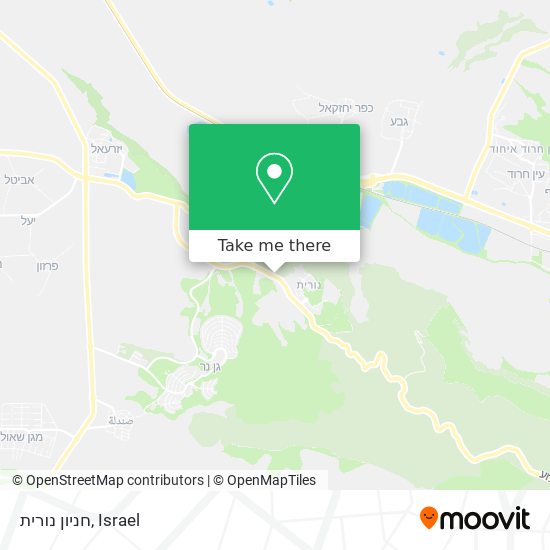 חניון נורית map