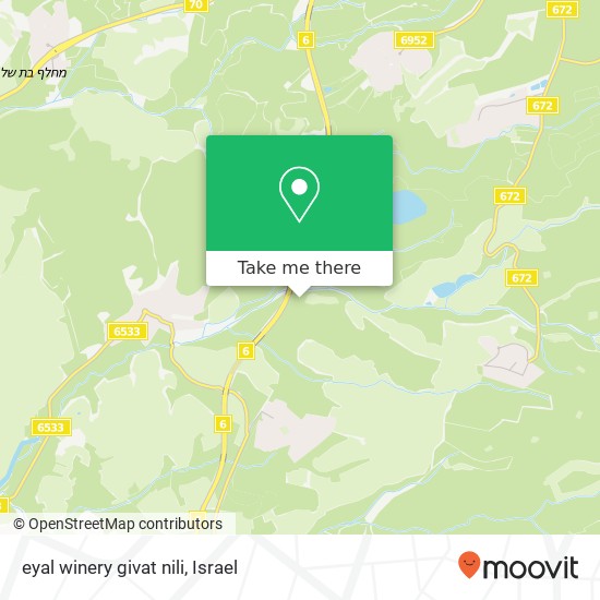 eyal winery givat nili map