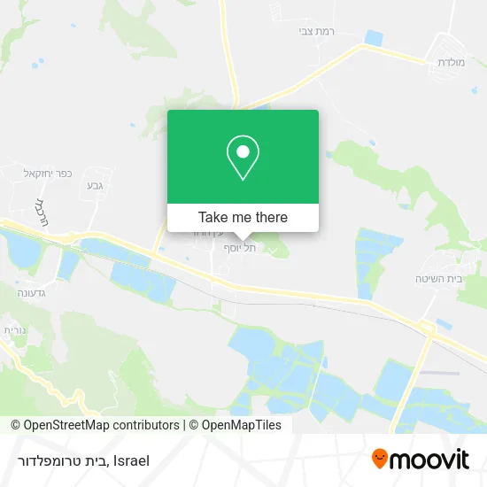 Карта בית טרומפלדור