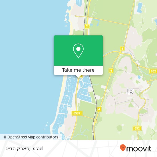 פארק הדייג map