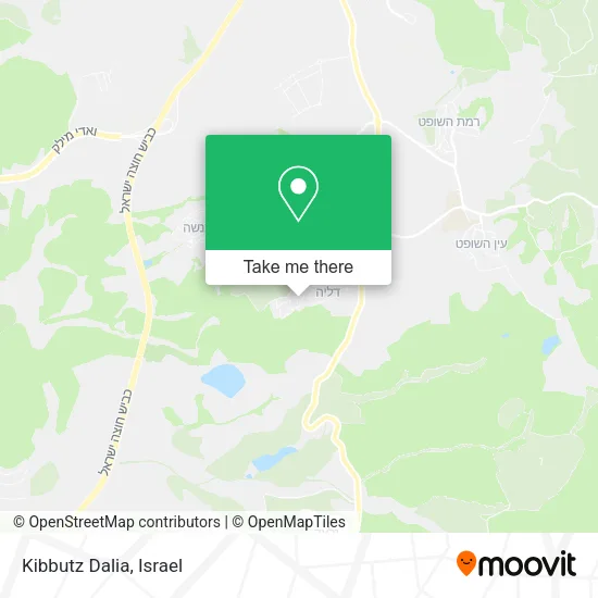 Карта Kibbutz Dalia