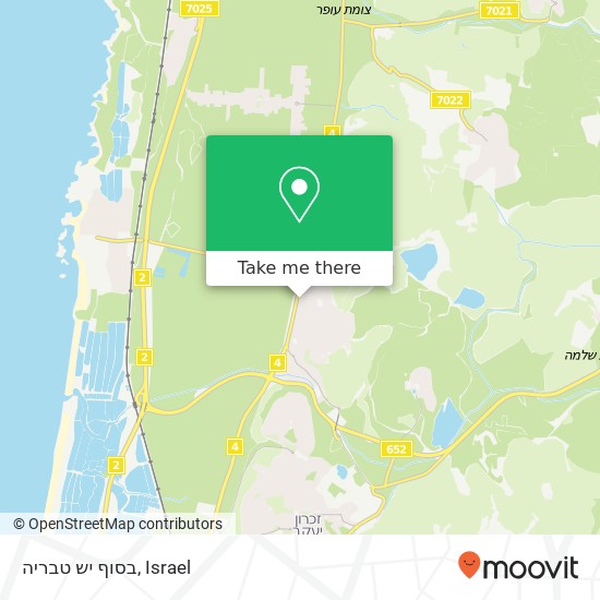 בסוף יש טבריה map