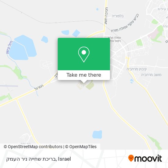 בריכת שחייה ניר העמק map