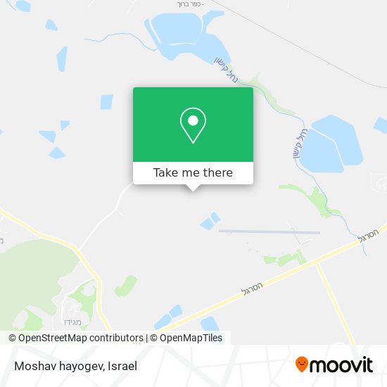 Moshav hayogev map